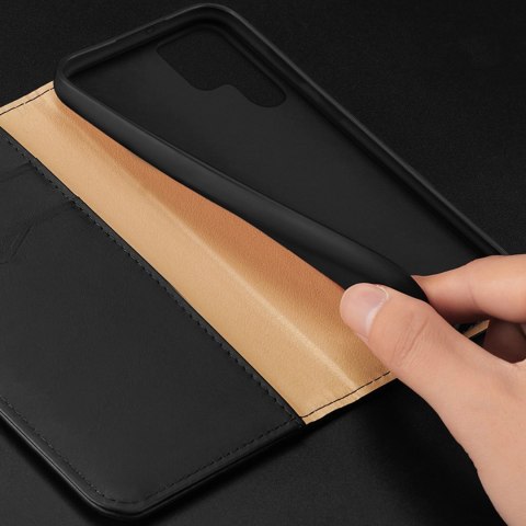 Dux Ducis Hivo etui Samsung Galaxy S23 Ultra pokrowiec z klapką portfel podstawka blokada RFID czerwone Dux Ducis Hivo etui Samsung Galaxy S23 Ultra pokrowiec z klapką portfel podstawka blokada RFID czerwone