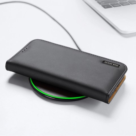 Dux Ducis Hivo etui Samsung Galaxy S23 Ultra pokrowiec z klapką portfel podstawka blokada RFID czerwone Dux Ducis Hivo etui Samsung Galaxy S23 Ultra pokrowiec z klapką portfel podstawka blokada RFID czerwone