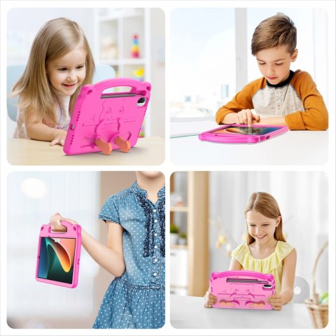 Dux Ducis Panda bezpieczne dla dzieci dziecięce miękkie etui do Xiaomi Pad 5 Pro / Pad 5 różowy Dux Ducis Panda bezpieczne dla dzieci dziecięce miękkie etui do Xiaomi Pad 5 Pro / Pad 5 różowy