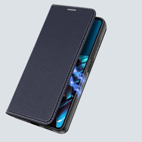 Dux Ducis Skin X2 etui do Xiaomi Redmi Note 12 Pro / Poco X5 Pro 5G pokrowiec z klapką portfel podstawka niebieskie