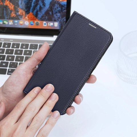 Dux Ducis Skin X2 etui do Xiaomi Redmi Note 12 Pro / Poco X5 Pro 5G pokrowiec z klapką portfel podstawka niebieskie