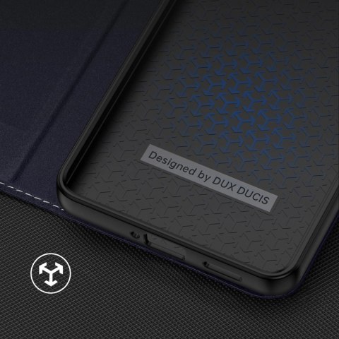 Dux Ducis Skin X2 etui do Xiaomi Redmi Note 12 Pro / Poco X5 Pro 5G pokrowiec z klapką portfel podstawka niebieskie