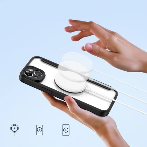 Etui Dux Ducis Skin X Pro na iPhone 14 Plus z MagSafe i klapką - czarne Etui Dux Ducis Skin X Pro na iPhone 14 Plus z MagSafe i klapką - czarne