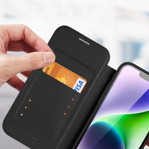 Etui Dux Ducis Skin X Pro na iPhone 14 Plus z MagSafe i klapką - czarne Etui Dux Ducis Skin X Pro na iPhone 14 Plus z MagSafe i klapką - czarne