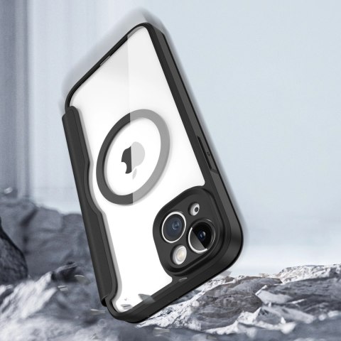 Etui Dux Ducis Skin X Pro na iPhone 14 Plus z MagSafe i klapką - czarne Etui Dux Ducis Skin X Pro na iPhone 14 Plus z MagSafe i klapką - czarne