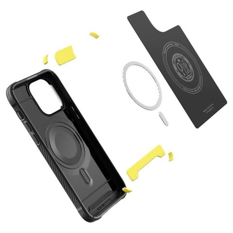 Etui Spigen Rugged Armor Mag z MagSafe na iPhone 14 Pro Max - czarny mat Etui Spigen Rugged Armor Mag z MagSafe na iPhone 14 Pro Max - czarny mat