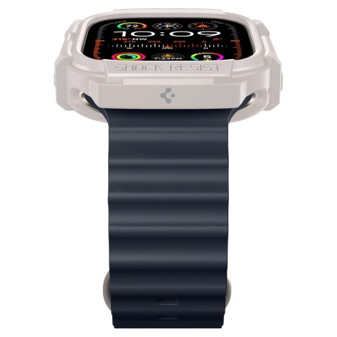 Etui Spigen Rugged Armor na Apple Watch Ultra 1 / 2 (49 mm) - beżowe Etui Spigen Rugged Armor na Apple Watch Ultra 1 / 2 (49 mm) - beżowe