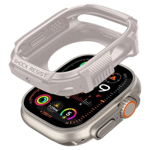 Etui Spigen Rugged Armor na Apple Watch Ultra 1 / 2 (49 mm) - beżowe Etui Spigen Rugged Armor na Apple Watch Ultra 1 / 2 (49 mm) - beżowe