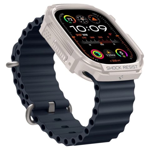 Etui Spigen Rugged Armor na Apple Watch Ultra 1 / 2 (49 mm) - beżowe Etui Spigen Rugged Armor na Apple Watch Ultra 1 / 2 (49 mm) - beżowe