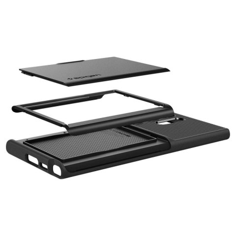 Etui Spigen Slim Armor CS na Samsung Galaxy S23 Ultra - czarne Etui Spigen Slim Armor CS na Samsung Galaxy S23 Ultra - czarne
