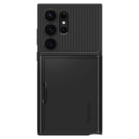 Etui Spigen Slim Armor CS na Samsung Galaxy S23 Ultra - czarne Etui Spigen Slim Armor CS na Samsung Galaxy S23 Ultra - czarne