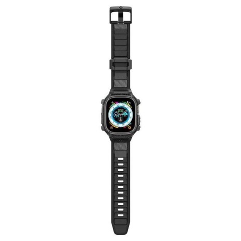 Etui z paskiem Spigen Rugged Armor Pro na Apple Watch Ultra (49 mm) - czarne Etui z paskiem Spigen Rugged Armor Pro na Apple Watch Ultra (49 mm) - czarne