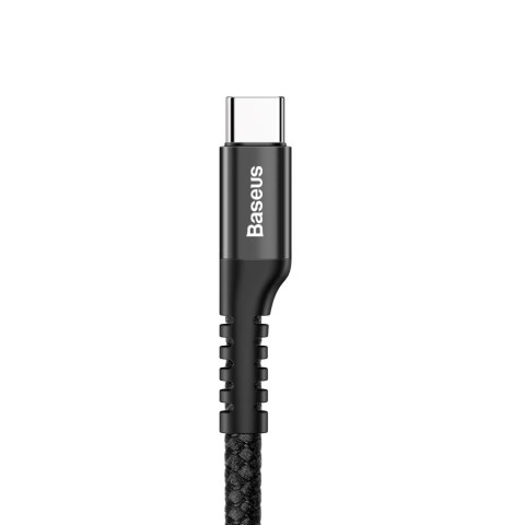 Kabel Baseus Fish Eye kabel USB-A / USB-C 2A 1m - czarny Kabel Baseus Fish Eye kabel USB-A / USB-C 2A 1m - czarny