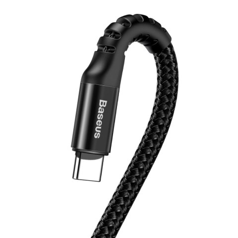 Kabel Baseus Fish Eye kabel USB-A / USB-C 2A 1m - czarny Kabel Baseus Fish Eye kabel USB-A / USB-C 2A 1m - czarny