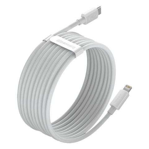 Kabel Baseus Simple Wisdom Lightning / USB-C 20W 1.5 m 2 szt. - biały Kabel Baseus Simple Wisdom Lightning / USB-C 20W 1.5 m 2 szt. - biały