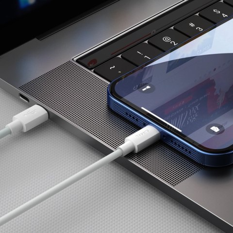 Kabel Baseus Simple Wisdom Lightning / USB-C 20W 1.5 m 2 szt. - biały Kabel Baseus Simple Wisdom Lightning / USB-C 20W 1.5 m 2 szt. - biały