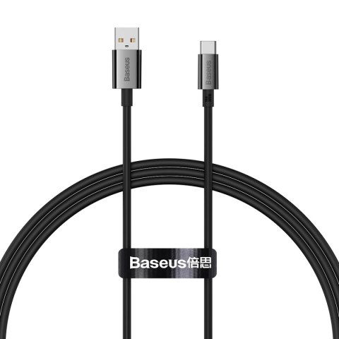 Kabel Baseus Superior Series USB-A / USB-C 100W 2m - czarny Kabel Baseus Superior Series USB-A / USB-C 100W 2m - czarny