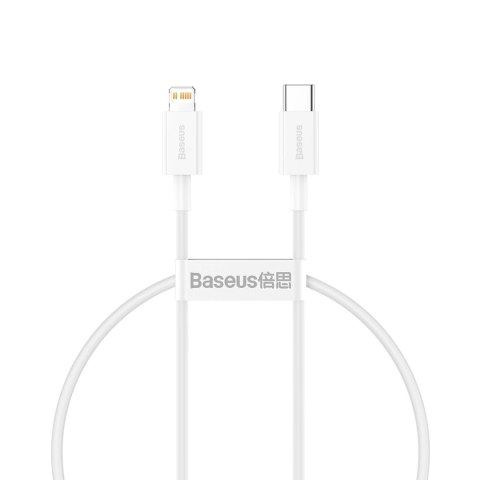 Kabel Baseus Superior Series USB-C / Lightning PD 20W 2 m - biały Kabel Baseus Superior Series USB-C / Lightning PD 20W 2 m - biały