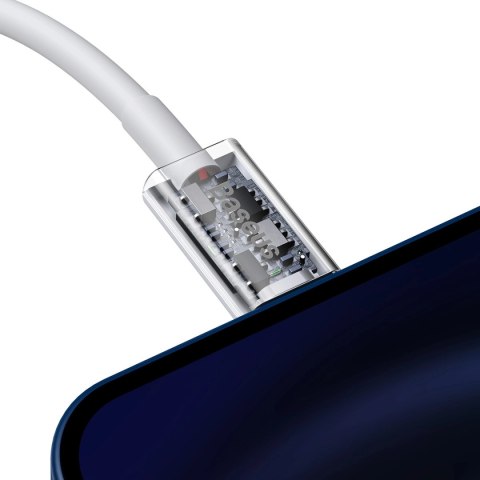 Kabel Baseus Superior Series USB-C / Lightning PD 20W 2 m - biały Kabel Baseus Superior Series USB-C / Lightning PD 20W 2 m - biały