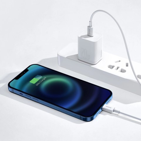 Kabel Baseus Superior Series USB-C / Lightning PD 20W 2 m - biały Kabel Baseus Superior Series USB-C / Lightning PD 20W 2 m - biały