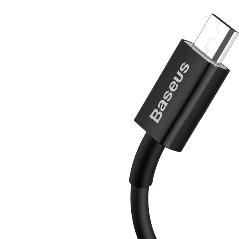 Kabel Baseus Superior USB-A / micro USB 2A 2m - czarny