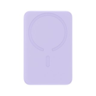 Powerbank Baseus Magnetic Mini indukcyjny 10000mAh 20W - fioletowy + kabel USB-C - USB-C