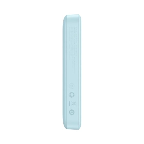 Powerbank Baseus Magnetic Mini indukcyjny 10000mAh 20W - niebieski + kabel USB-C - USB-C Powerbank Baseus Magnetic Mini indukcyjny 10000mAh 20W - niebieski + kabel USB-C - USB-C
