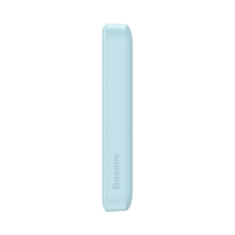 Powerbank Baseus Magnetic Mini indukcyjny 10000mAh 20W - niebieski + kabel USB-C - USB-C Powerbank Baseus Magnetic Mini indukcyjny 10000mAh 20W - niebieski + kabel USB-C - USB-C