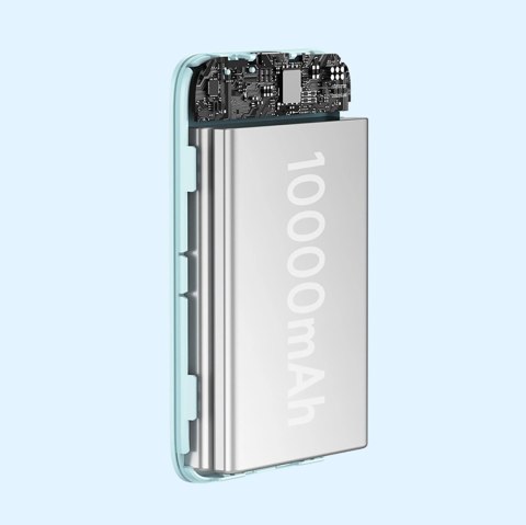 Powerbank Baseus Magnetic Mini indukcyjny 10000mAh 20W - niebieski + kabel USB-C - USB-C Powerbank Baseus Magnetic Mini indukcyjny 10000mAh 20W - niebieski + kabel USB-C - USB-C