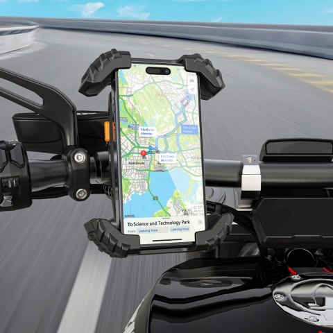 Uchwyt Acefast D23 rowerowy na telefon 4,5-6,7" - czarny Uchwyt Acefast D23 rowerowy na telefon 4,5-6,7" - czarny