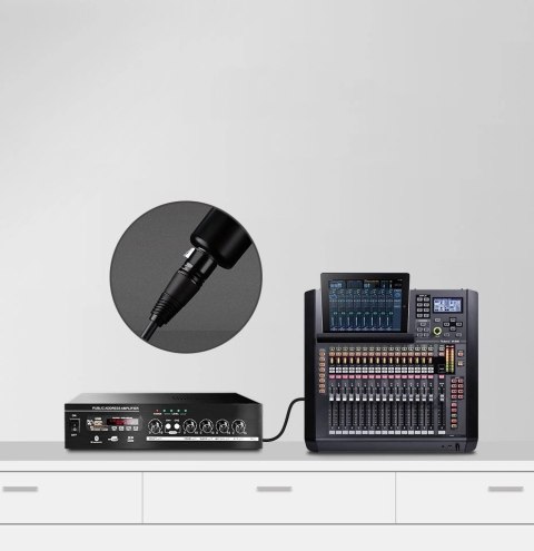 Ugreen przedłużacz kabel audio przewód mikrofonowy do mikrofonu XLR (żeński) - XLR (męski) 2 m (AV130) Ugreen przedłużacz kabel audio przewód mikrofonowy do mikrofonu XLR (żeński) - XLR (męski) 2 m (AV130)