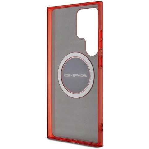 Etui AMG Transparent Bicolor MagSafe na Samsung Galaxy S24 Ultra - czarne Etui AMG Transparent Bicolor MagSafe na Samsung Galaxy S24 Ultra - czarne