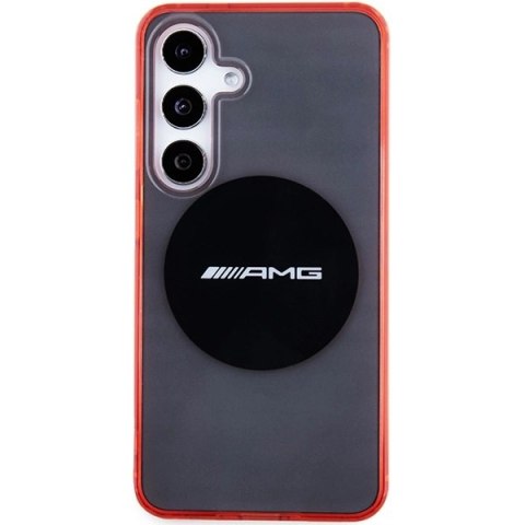 Etui AMG Transparent Bicolor MagSafe na Samsung Galaxy S24 - czarne