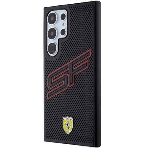 Etui Ferrari Big SF Perforated na Samsung Galaxy S24 Ultra - czarne Etui Ferrari Big SF Perforated na Samsung Galaxy S24 Ultra - czarne