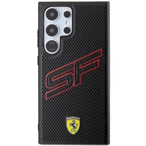 Etui Ferrari Big SF Perforated na Samsung Galaxy S24 Ultra - czarne Etui Ferrari Big SF Perforated na Samsung Galaxy S24 Ultra - czarne