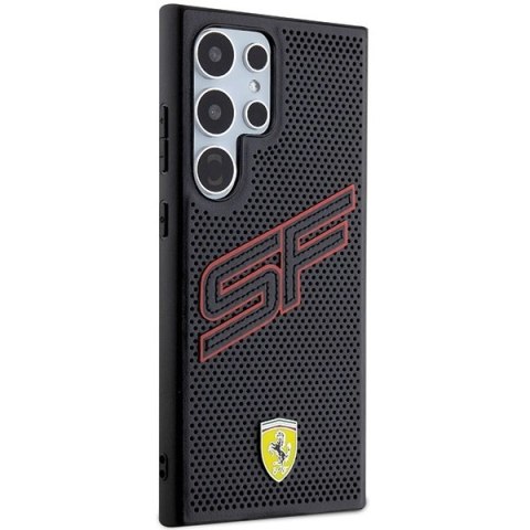 Etui Ferrari Big SF Perforated na Samsung Galaxy S24 Ultra - czarne Etui Ferrari Big SF Perforated na Samsung Galaxy S24 Ultra - czarne