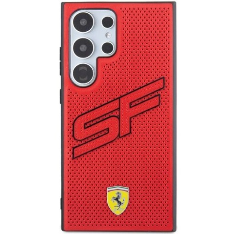 Etui Ferrari Big SF Perforated na Samsung Galaxy S24 Ultra - czerwone Etui Ferrari Big SF Perforated na Samsung Galaxy S24 Ultra - czerwone