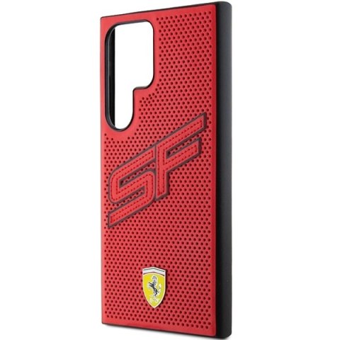 Etui Ferrari Big SF Perforated na Samsung Galaxy S24 Ultra - czerwone Etui Ferrari Big SF Perforated na Samsung Galaxy S24 Ultra - czerwone