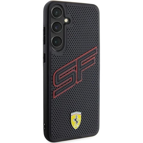 Etui Ferrari Big SF Perforated na Samsung Galaxy S24+ - czarne Etui Ferrari Big SF Perforated na Samsung Galaxy S24+ - czarne