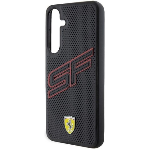 Etui Ferrari Big SF Perforated na Samsung Galaxy S24 - czarne Etui Ferrari Big SF Perforated na Samsung Galaxy S24 - czarne