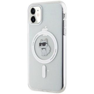 Etui Karl Lagerfeld IML Choupette MagSafe na iPhone 11 / Xr - przezroczyste