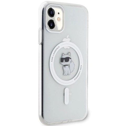 Etui Karl Lagerfeld IML Choupette MagSafe na iPhone 11 / Xr - przezroczyste