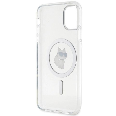 Etui Karl Lagerfeld IML Choupette MagSafe na iPhone 11 / Xr - przezroczyste