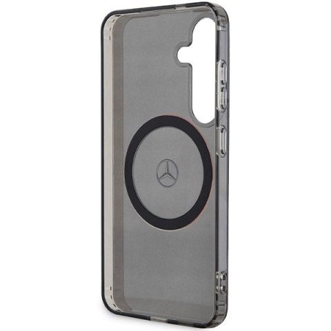 Etui Mercedes Double Layer W Red MagSafe na Samsung Galaxy S24 - czarne