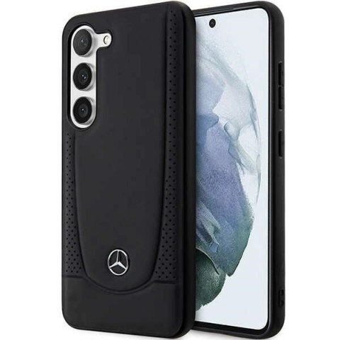 Etui Mercedes Leather Urban na Samsung Galaxy S23 FE - czarne Etui Mercedes Leather Urban na Samsung Galaxy S23 FE - czarne