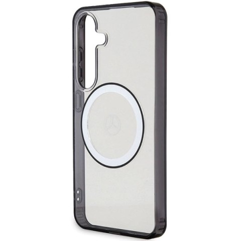 Etui Mercedes Printed Logo MagSafe na Samsung Galaxy S24 - przezroczyste