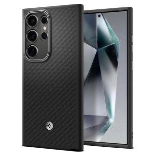 Etui Spigen Enzo Aramid na Samsung Galaxy S24 Ultra - czarny mat