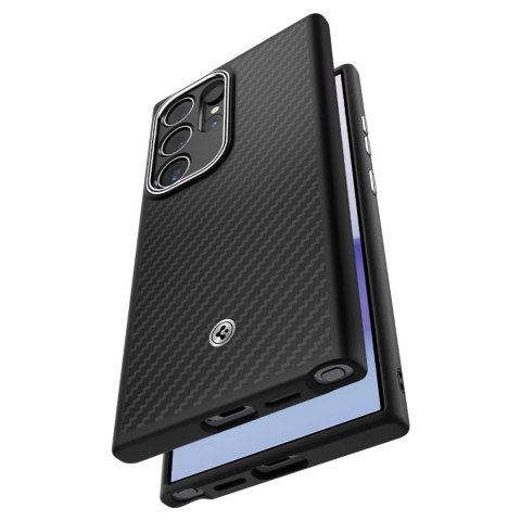 Etui Spigen Enzo Aramid na Samsung Galaxy S24 Ultra - czarny mat Etui Spigen Enzo Aramid na Samsung Galaxy S24 Ultra - czarny mat