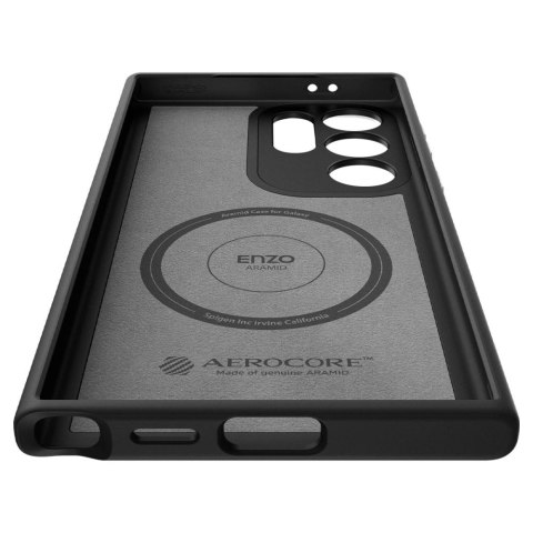 Etui Spigen Enzo Aramid na Samsung Galaxy S24 Ultra - czarny mat Etui Spigen Enzo Aramid na Samsung Galaxy S24 Ultra - czarny mat