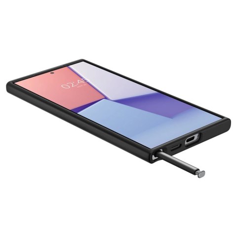 Etui Spigen Enzo Aramid na Samsung Galaxy S24 Ultra - czarny mat Etui Spigen Enzo Aramid na Samsung Galaxy S24 Ultra - czarny mat